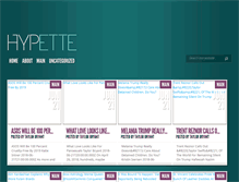 Tablet Screenshot of hypette.com